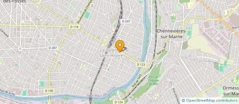 localisation de l'entreprise E-RECRUTEUR à SAINT-MAUR-DES-FOSSES