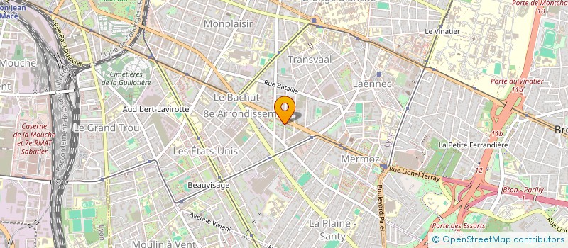 localisation de l'entreprise E-RECYCLE à LYON