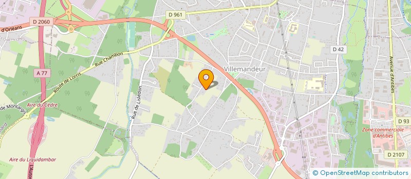 localisation de l'entreprise E-RENOV à MONTARGIS