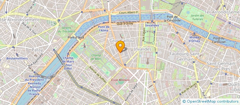 localisation de l'entreprise E - RM à PARIS