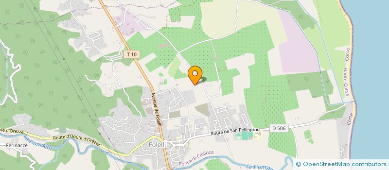 localisation de l'entreprise E ROCCE TURCHINE  PENTA-DI-CASINCA