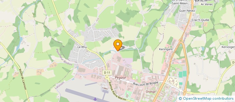 localisation de l'entreprise E.ROCHELLE  LANNION