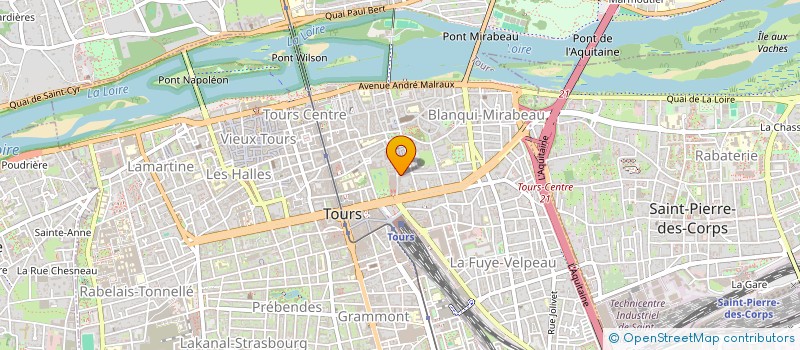 localisation de l'entreprise E-RPM  TOURS