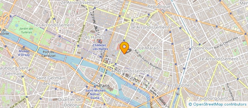 localisation de l'entreprise E.S  PARIS