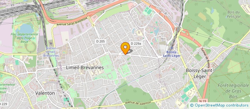 localisation de l'entreprise E.S à LIMEIL BREVANNES