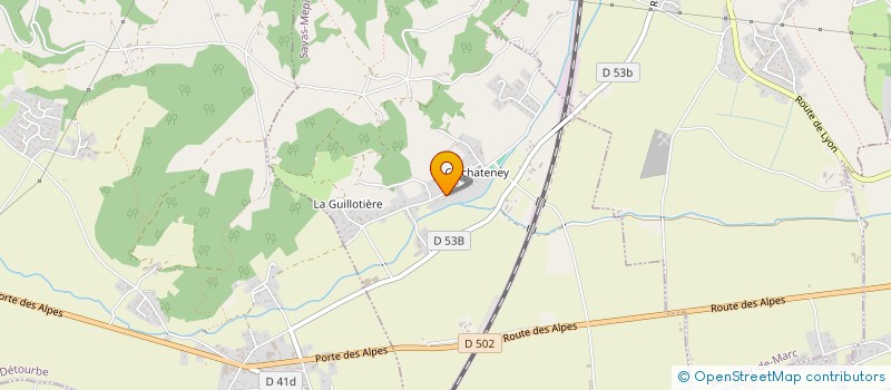 localisation de l'entreprise E.S.A CONSTRUCTION  SAVAS-MEPIN