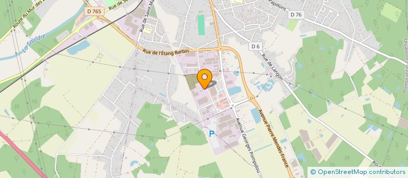 localisation de l'entreprise E.S.B. à ROMORANTIN-LANTHENAY