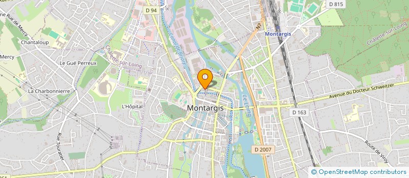 localisation de l'entreprise E.S.C à MONTARGIS