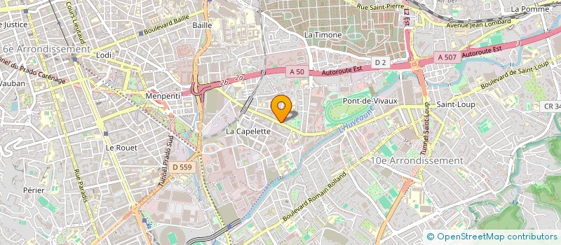 localisation de l'entreprise E S C à MARSEILLE