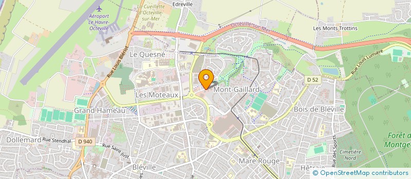 localisation de l'entreprise E.S.C. ECHAFAUDAGES à LE HAVRE