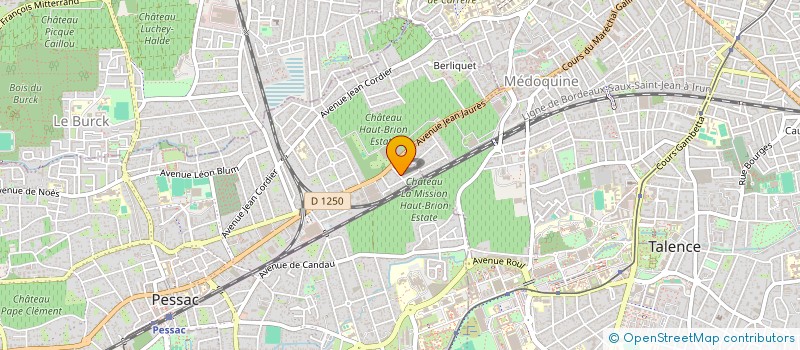 localisation de l'entreprise E.S.C. ELECTRICITE SYSTEMES ET CONTROLE à PESSAC