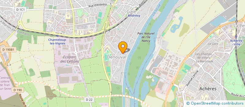 localisation de l'entreprise E.S.C.R. VASSEUR  ANDRESY