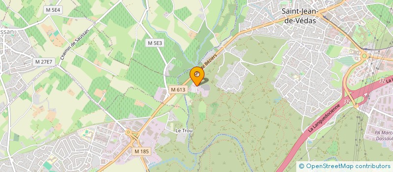 localisation de l'entreprise E.S.C.S  SAINT-JEAN-DE-VEDAS