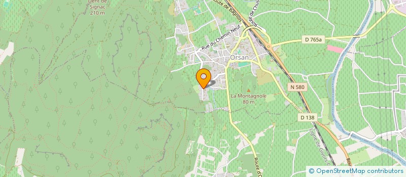 localisation de l'entreprise E&S COURTAGE  LAUDUN-L'ARDOISE