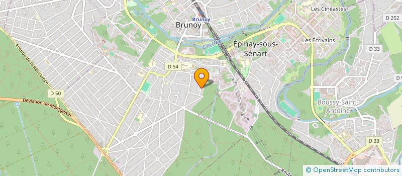 localisation de l'entreprise E S D P à BRUNOY