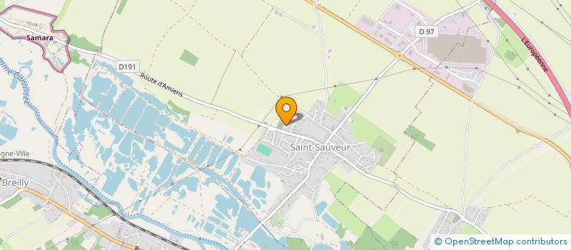 localisation de l'entreprise E.S DEMENAGEMENT  SAINT-SAUVEUR