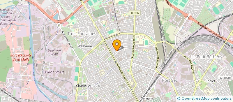 localisation de l'entreprise E.S.F. COMPTABILITE à REIMS