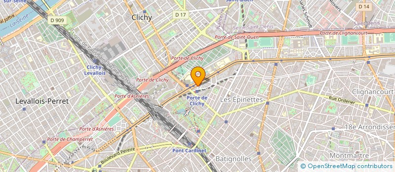 localisation de l'entreprise E.S.G. à PARIS