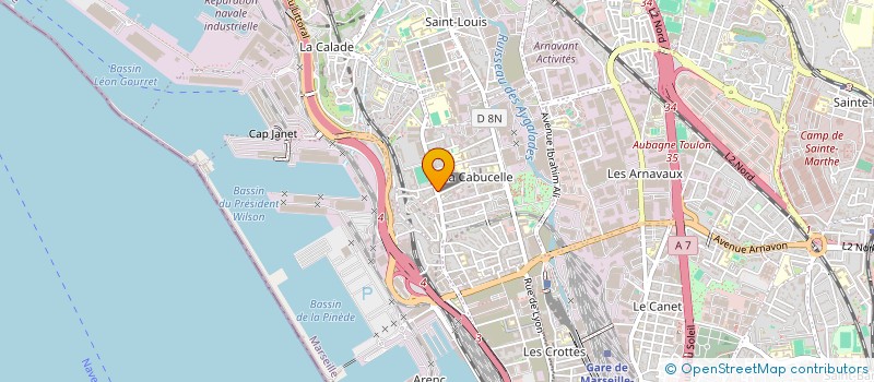 localisation de l'entreprise E.S.G. PARTICIPATIONS à MARSEILLE