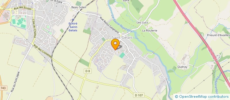 localisation de l'entreprise E.S-G RUNNING  SAINT-GELAIS