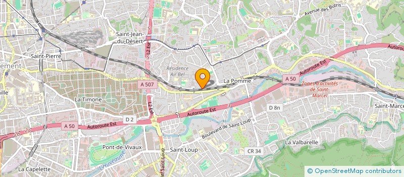 localisation de l'entreprise E.S.I.3 à MARSEILLE