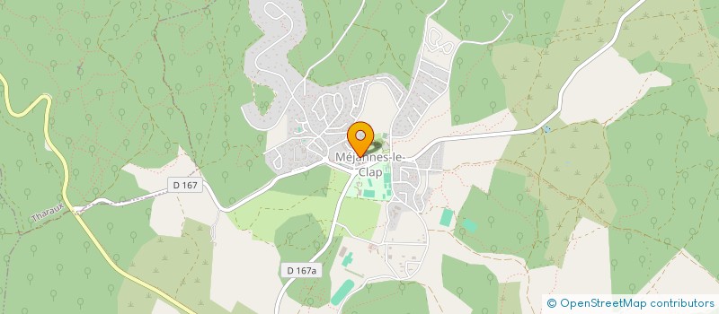 localisation de l'entreprise E.S.I à MEJANNES-LE-CLAP