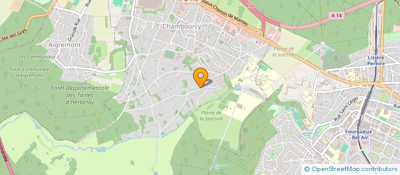 localisation de l'entreprise E.S.I. CONSEIL  CHAMBOURCY