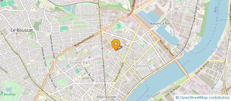 localisation de l'entreprise E.S.I.ETUDES EN SYSTEMES D'INFORMATION à BORDEAUX