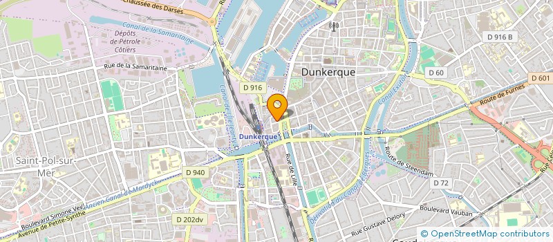 localisation de l'entreprise E.S.I.L à DUNKERQUE