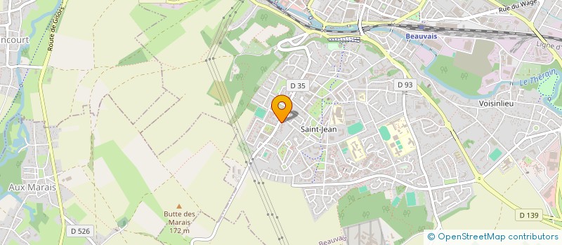 localisation de l'entreprise E-S-I-O à BEAUVAIS