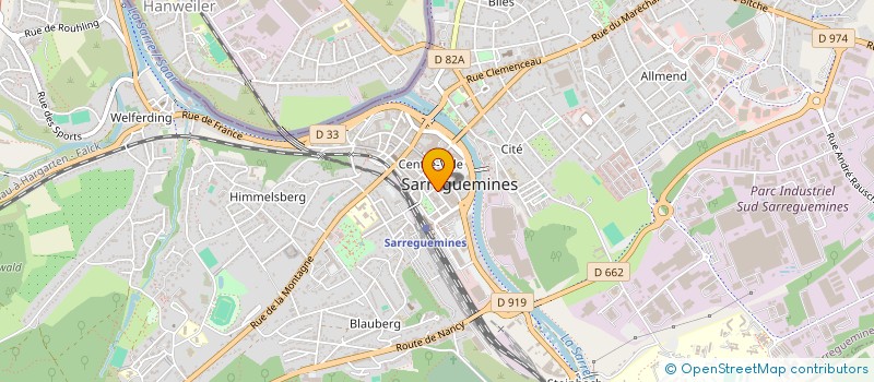 localisation de l'entreprise E-S IMMOBILIER  SARREGUEMINES