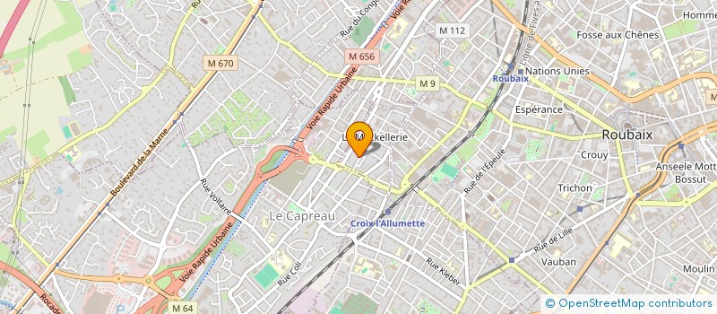 localisation de l'entreprise E&S INVEST à CROIX