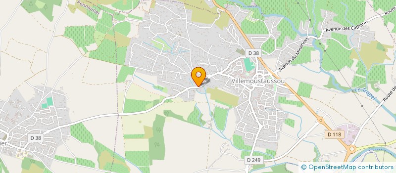localisation de l'entreprise E.S INVESTISSEMENT à VILLEMOUSTAUSSOU