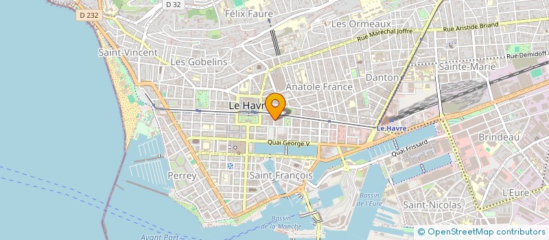 localisation de l'entreprise E.S.K.Y.  LE HAVRE