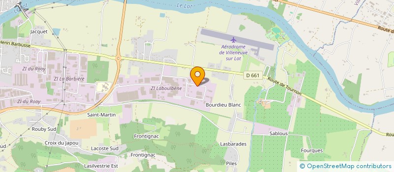 localisation de l'entreprise E S L à VILLENEUVE-SUR-LOT