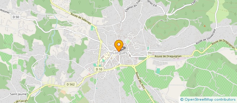 localisation de l'entreprise E.S.L TOUS EN FORME à LORGUES