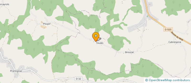localisation de l'entreprise E.S. MENUISERIES à ARPAJON-SUR-CERE