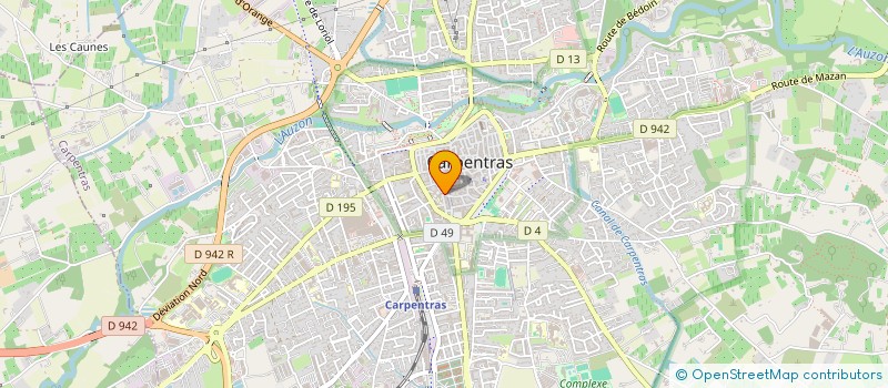 localisation de l'entreprise E.S METAL  CARPENTRAS