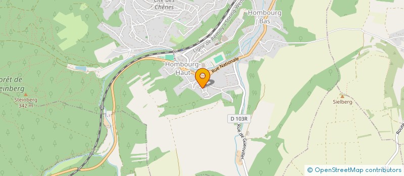 localisation de l'entreprise E & S MONTAGE à HOMBOURG-HAUT