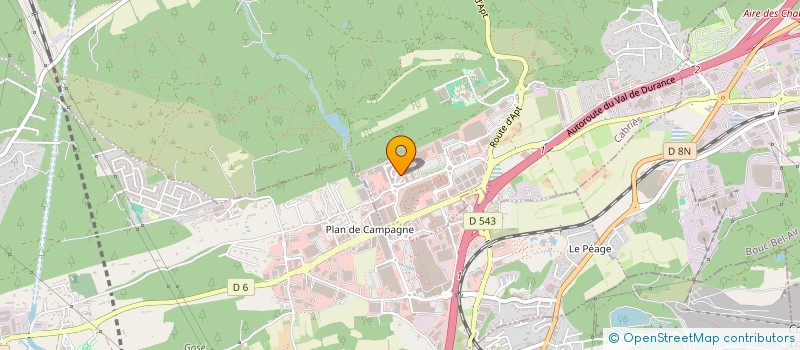 localisation de l'entreprise E.S.O.R.T.P. à CABRIES