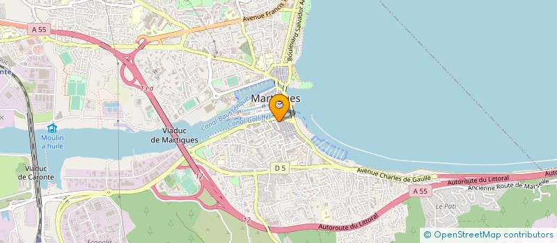 localisation de l'entreprise E.S.P. à MARTIGUES