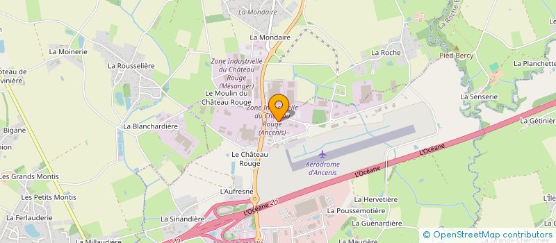 localisation de l'entreprise E.S.P.  ANCENIS-SAINT-GEREON