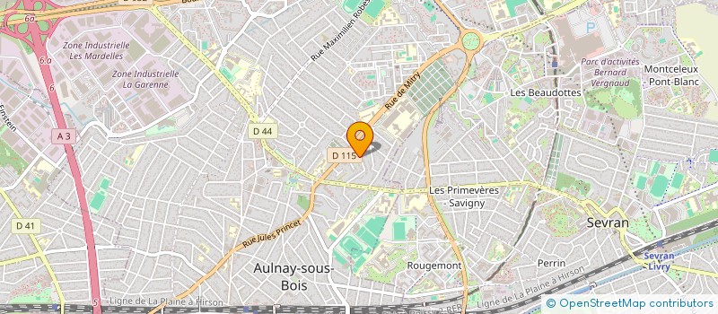 localisation de l'entreprise E.S.P.N à AULNAY-SOUS-BOIS