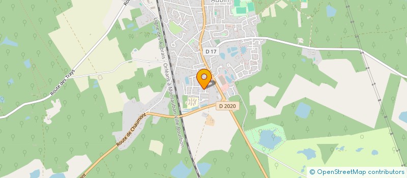 localisation de l'entreprise E.S.P.R.I FORMATION  LA FERTE-SAINT-AUBIN