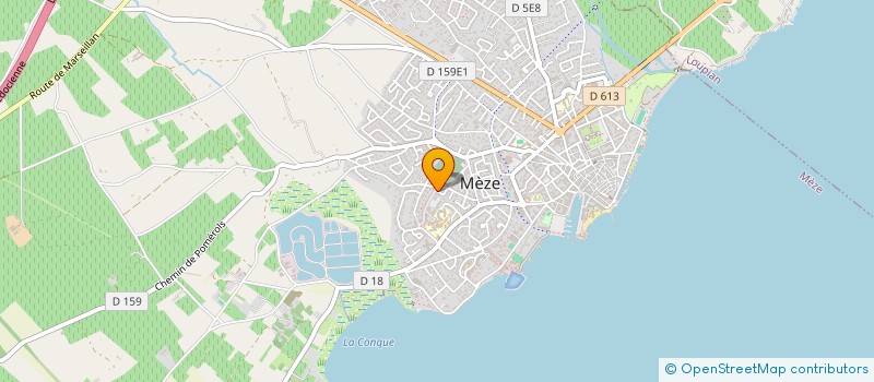 localisation de l'entreprise E.S.P. SERVICES à MEZE