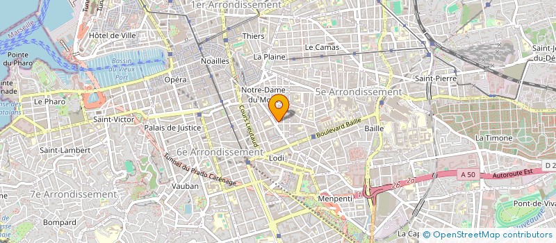 localisation de l'entreprise E S R à MARSEILLE