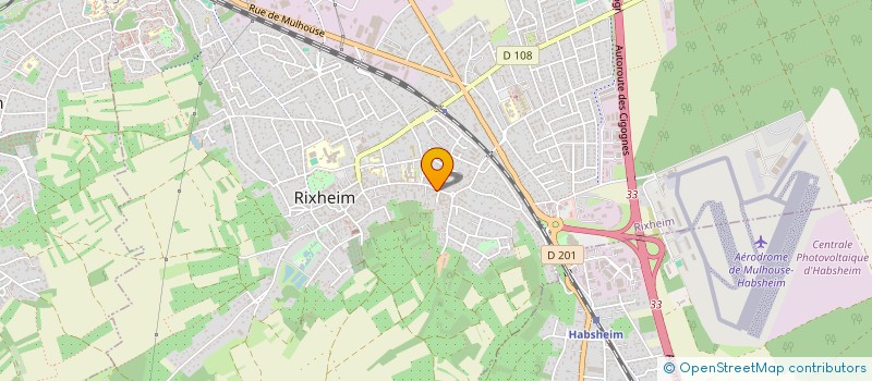 localisation de l'entreprise E.S.R. ETUDE SERVICE RENOVATION à RIXHEIM