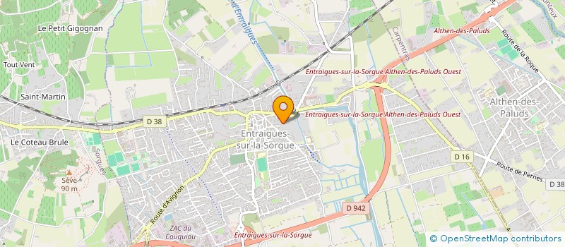 localisation de l'entreprise E.S.SOR CITOYEN  ENTRAIGUES-SUR-LA-SORGUE