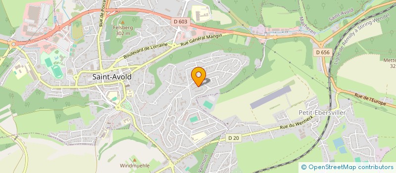 localisation de l'entreprise E&S STREET FOOD  SAINT-AVOLD