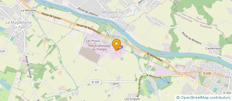 localisation de l'entreprise E.S.T.B à BESSIERES